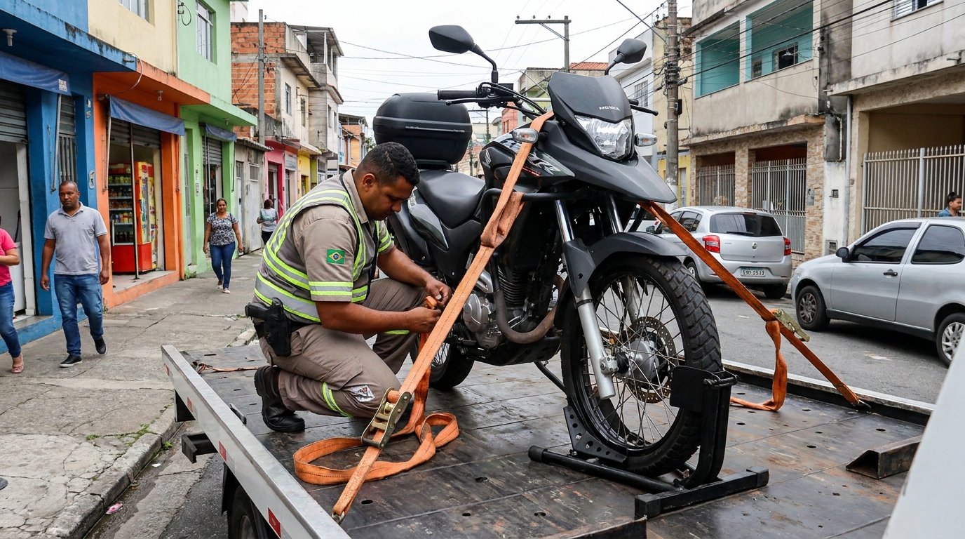 Guincho para Moto em Palhoça‑SC